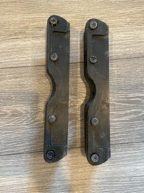 Create originals size small used Black Inline Skate Frame Rails (Pair)
